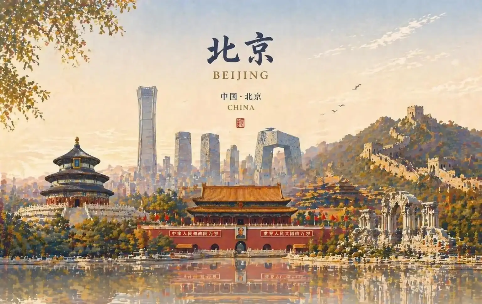 Beijing travel scene