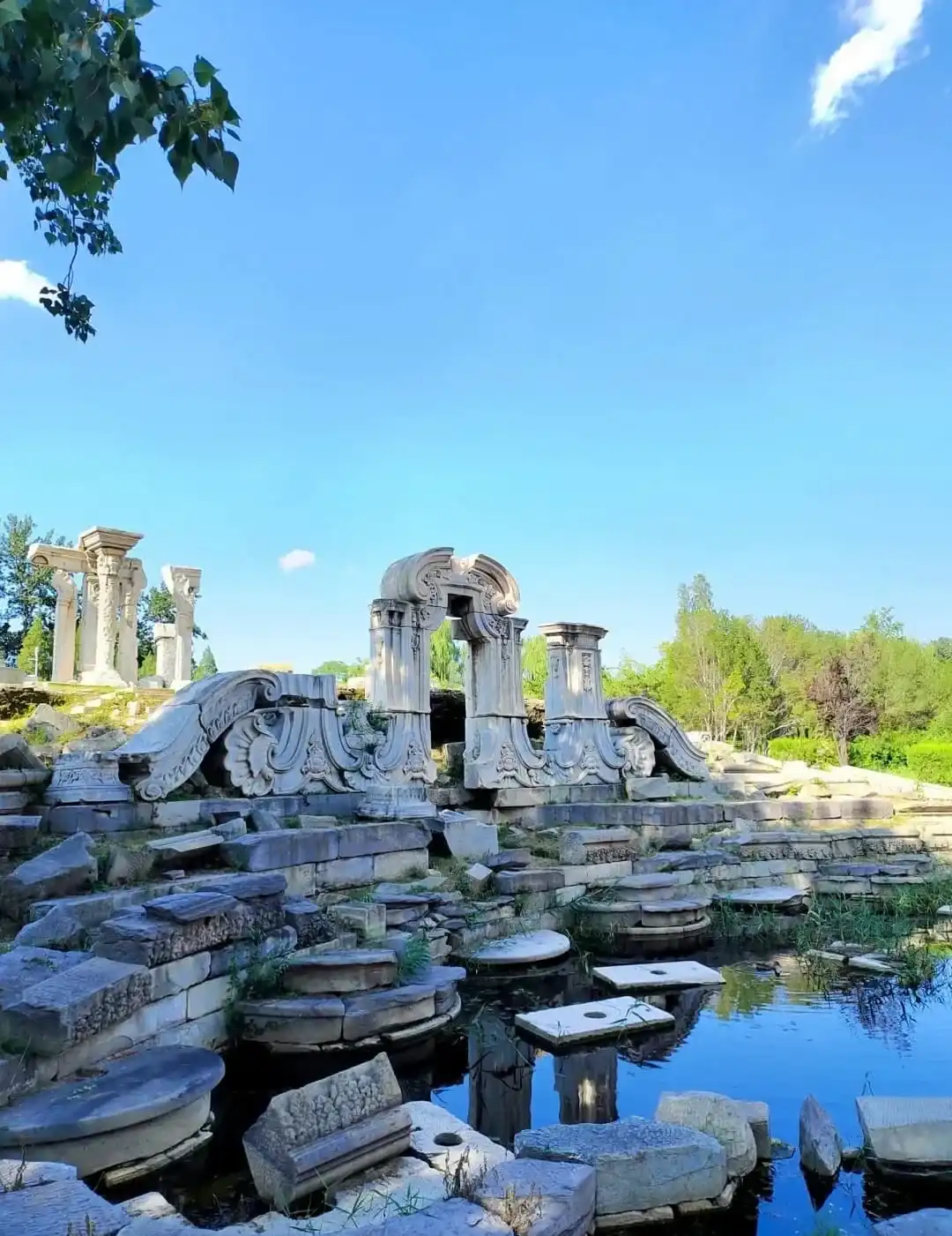 Yuanmingyuan Ruins Park in Beijing