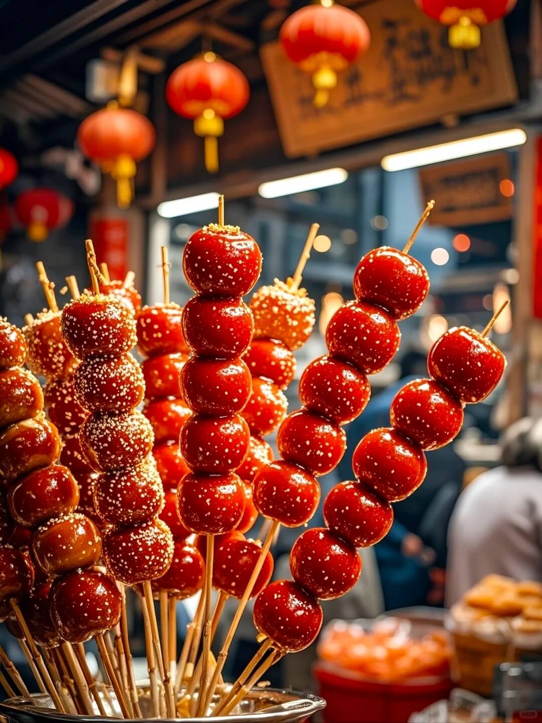 Candied Hawthorn Skewers in Beijing