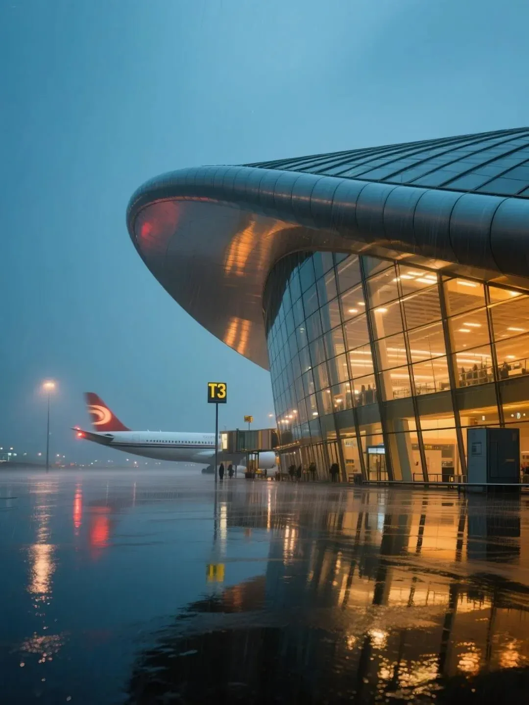 Interior of Capital Airport