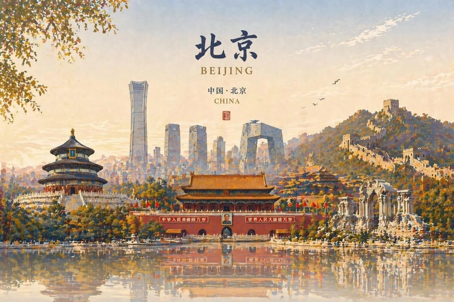 Beijing travel scene