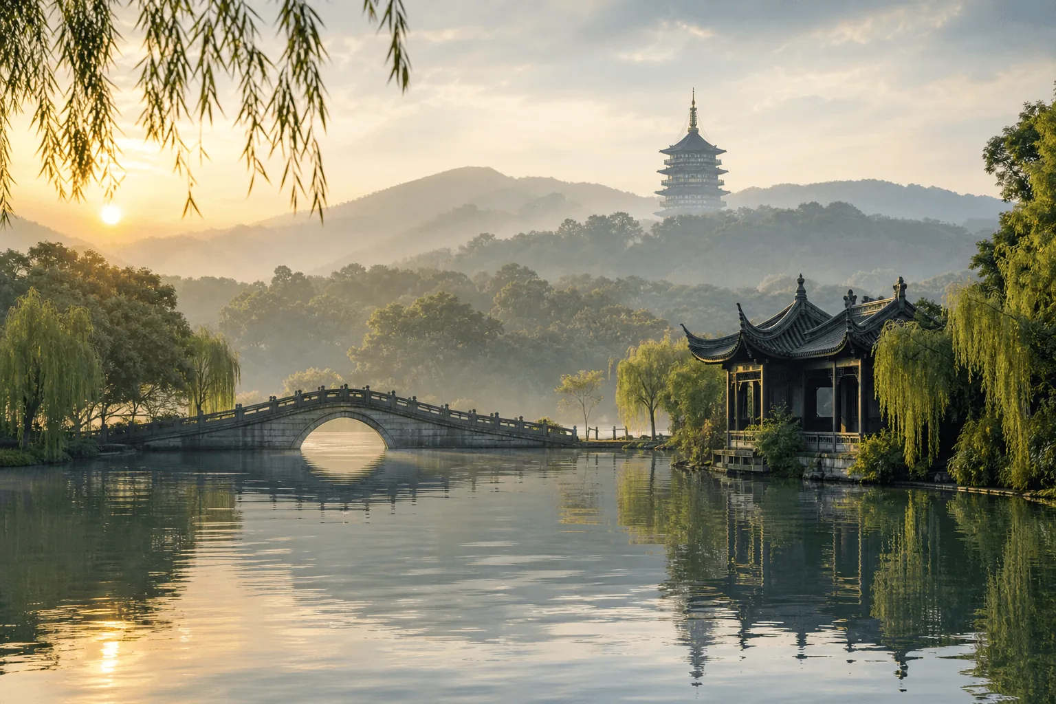 Hangzhou travel scene