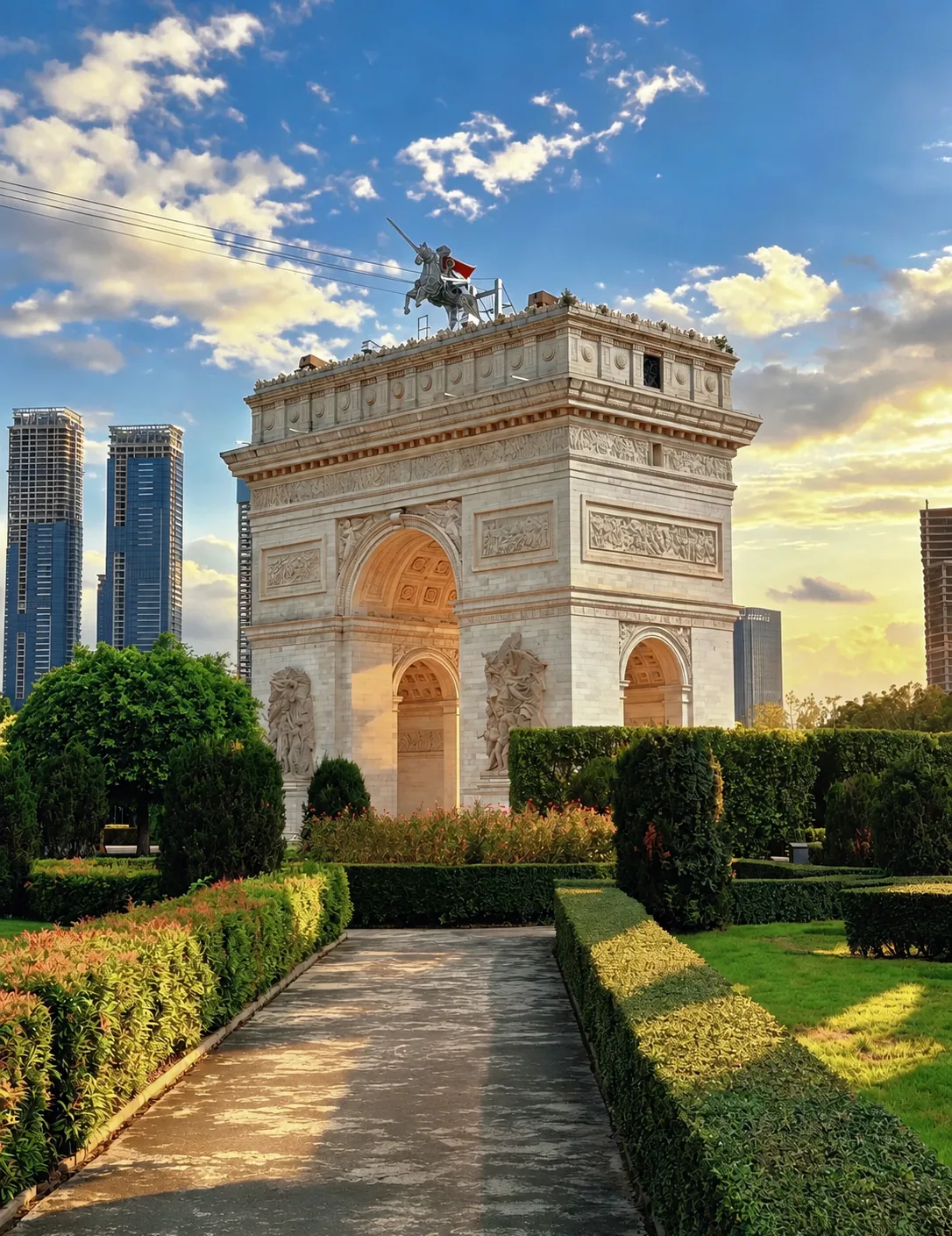 Arc de Triomphe replica at Window of the World