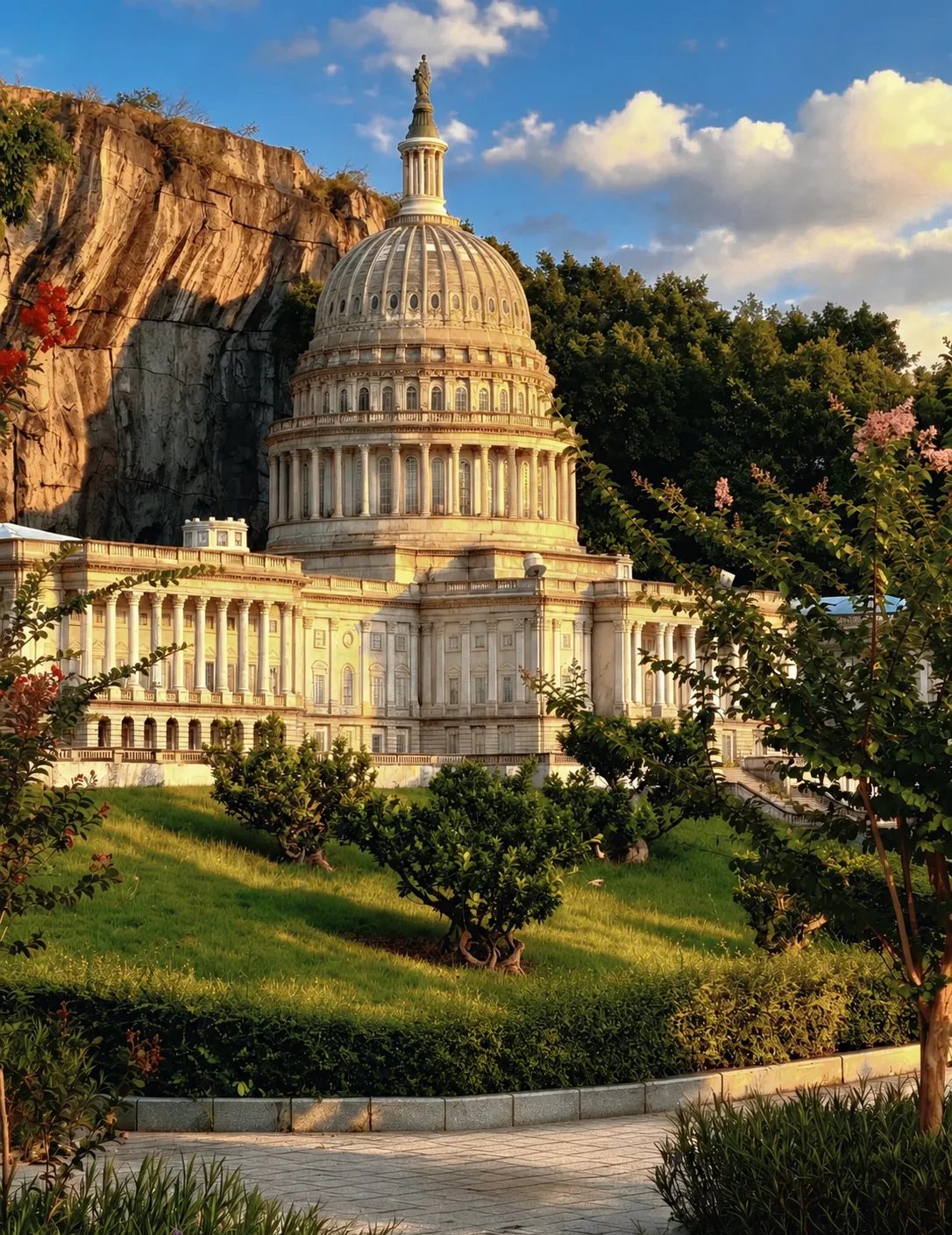United States Capitol replica at Window of the World