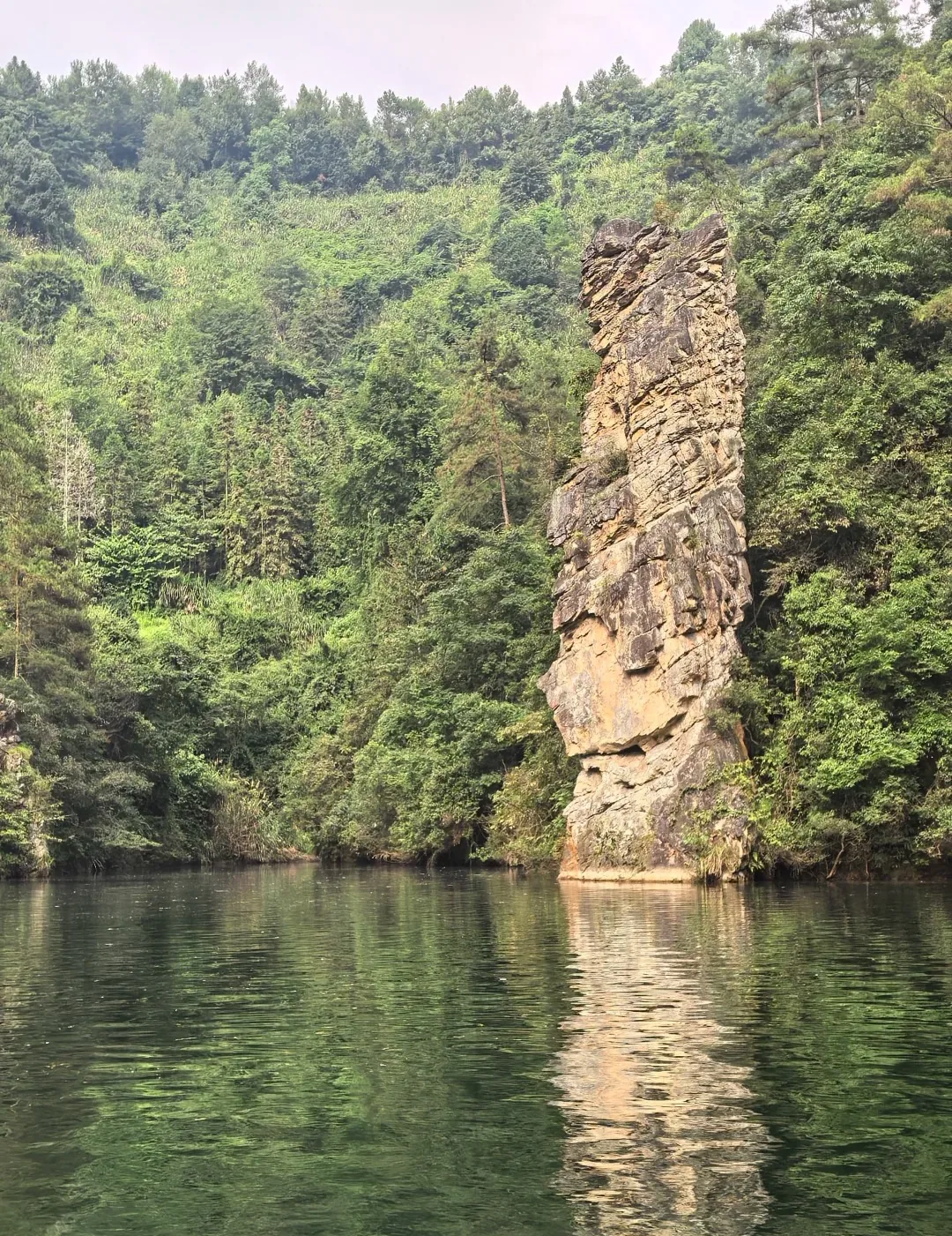 Rock peaks and reflections