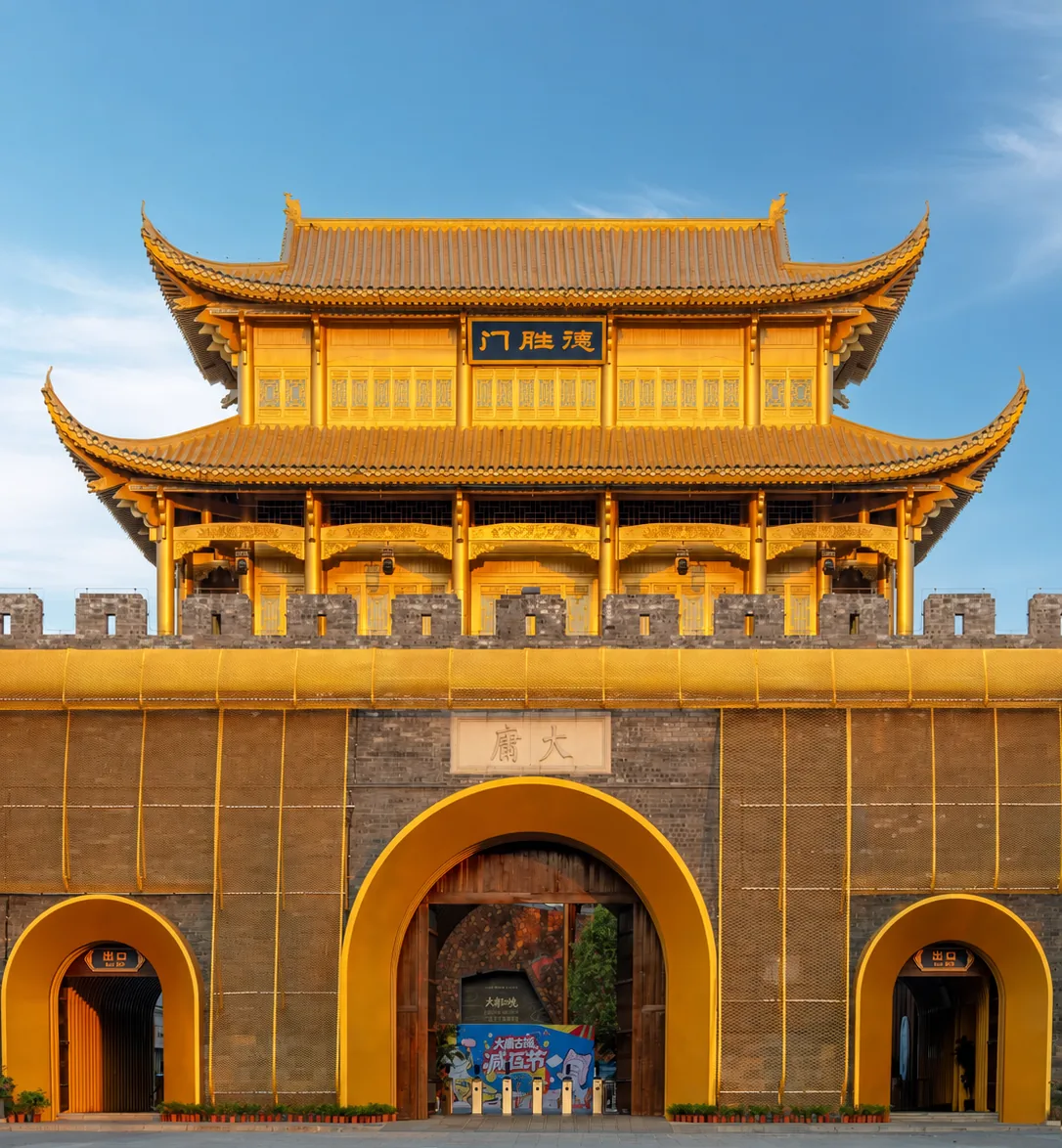 The reopened themed street